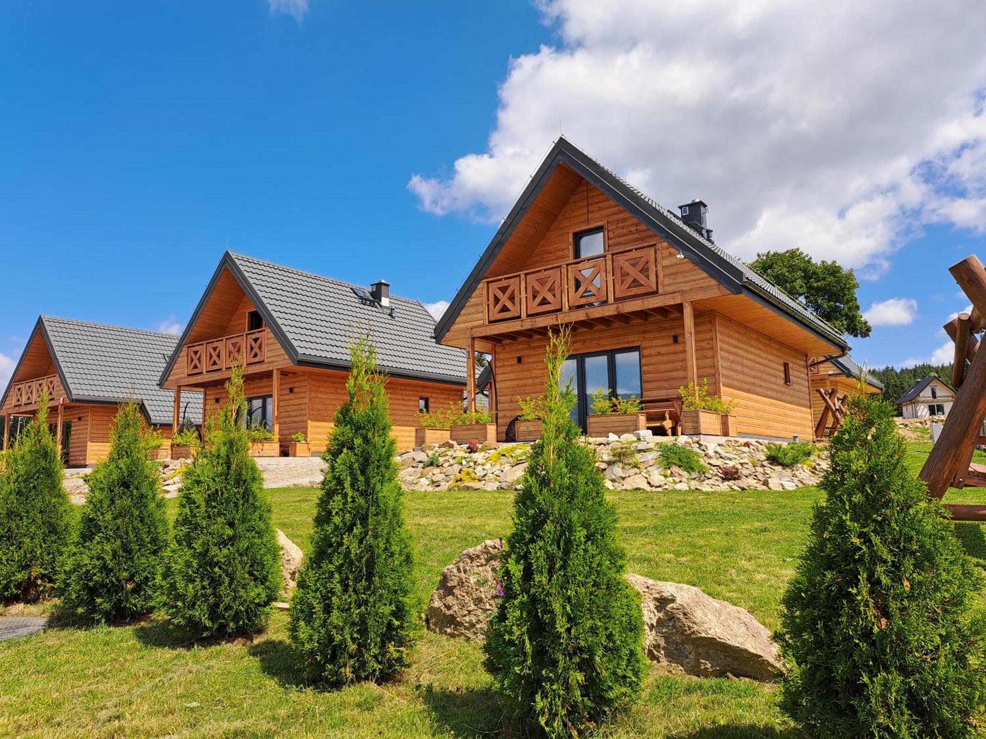 Osada Orlica Klimatyczne Domki Z Widokiem Na Gory I Termalnym Spa Sauna Jacuzzi 4 Km Od Zieleniec Ski Arena Lasowka Exterior photo