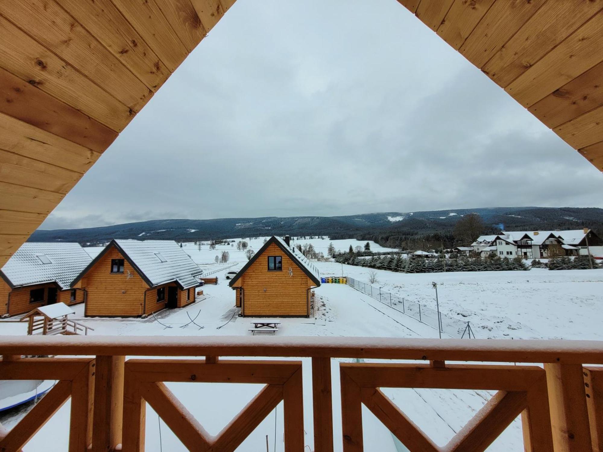 Osada Orlica Klimatyczne Domki Z Widokiem Na Gory I Termalnym Spa Sauna Jacuzzi 4 Km Od Zieleniec Ski Arena Lasowka Exterior photo